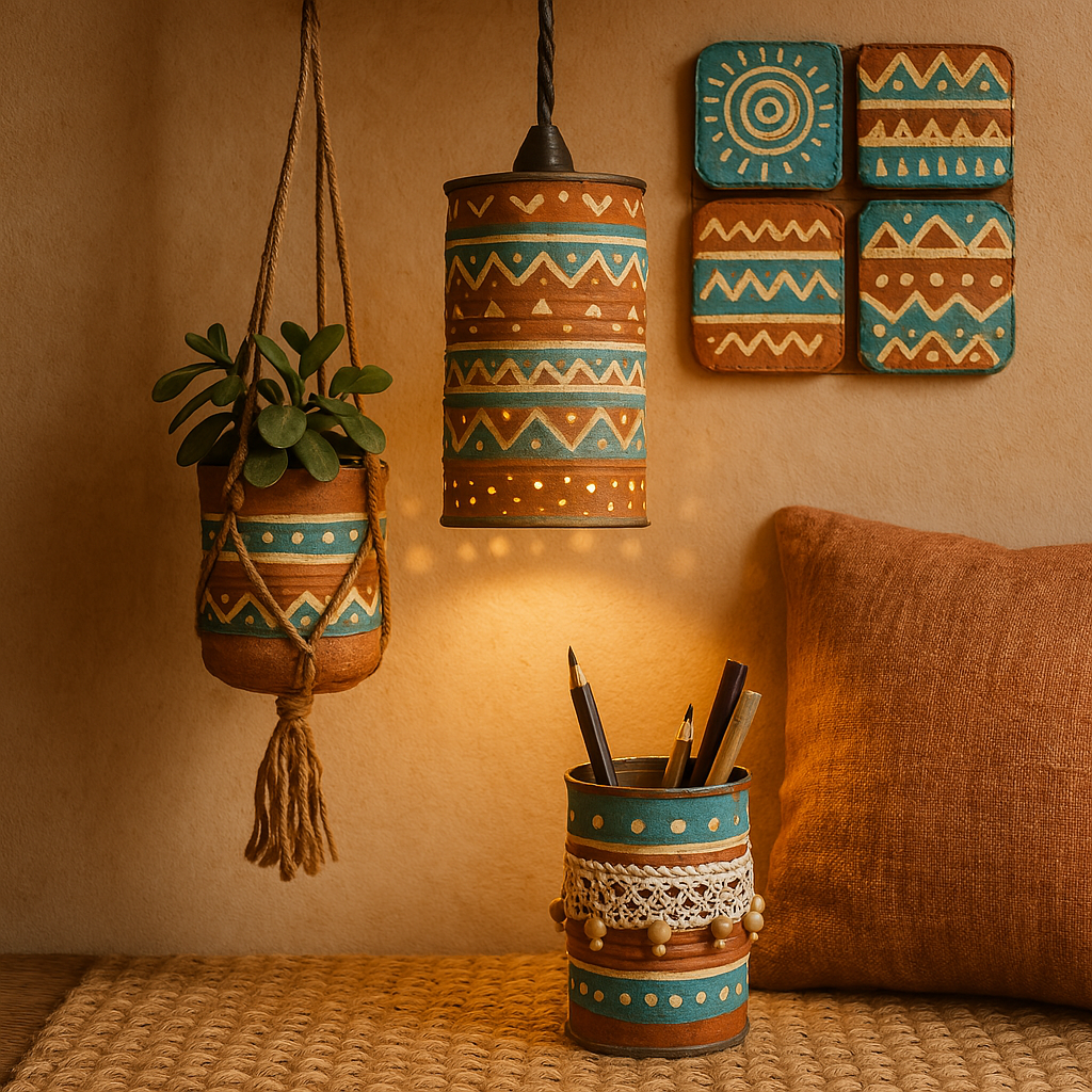 Ide Kreatif Upcycling Kaleng Bekas Jadi Lampu Dekorasi Bohemian