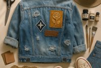 Transform Jaket Denim Lama Jadi Outer Vintage Stylish!